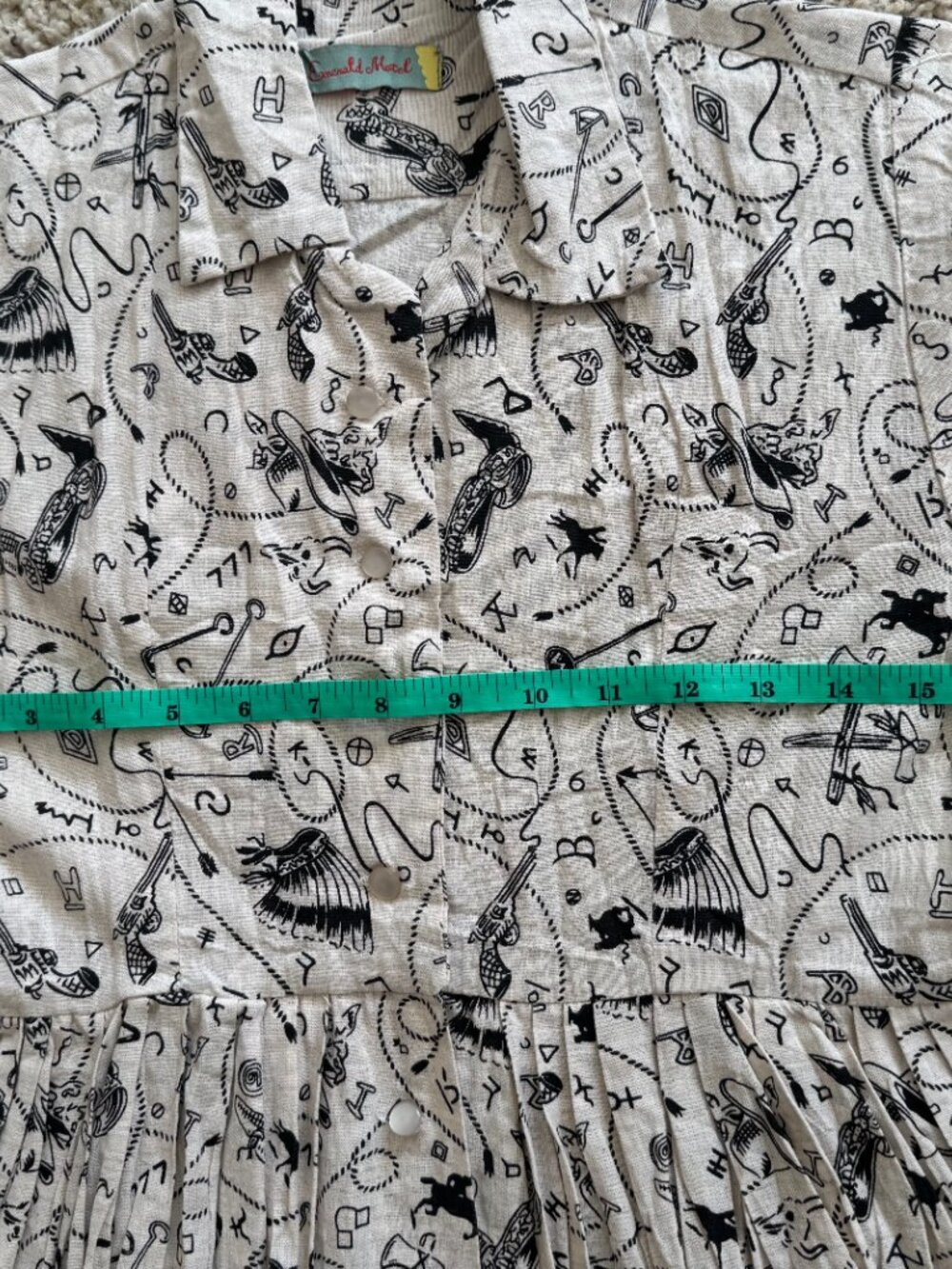 Vintage dress from Japanese brand "Emerald Motel" - Picture 3 of 7